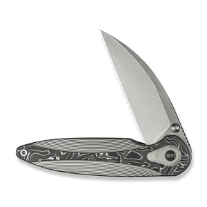 WE Knife Zenthra 24021C-4 Titianium Aluminum Carbon Fiber M390 Steel Knife - Picture 1 of 8