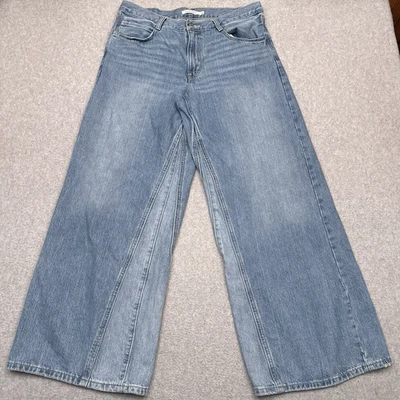 Jeans feminino Levi's '94 perna larga folgada 31 (34x31) azul relaxado cintura alta skatista - Imagem 1 de 4