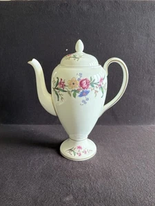 "Cafetera/cb vintage Wedgwood Bone China DEVON SPRAYS CON 4076 8 1/2"" 3 tazas" - Imagen 1 de 7