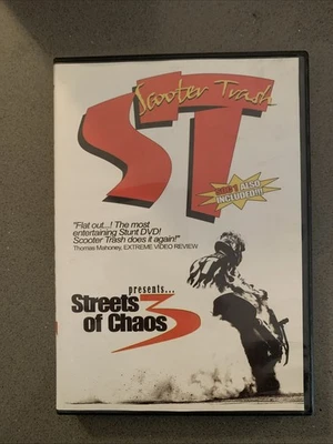 Scooter Trash : Streets of Chaos 3 (Bike Stunt DVD 1988) SOC #1 Included - Image 1 of 4