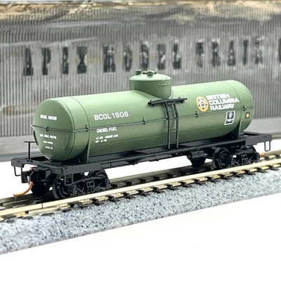 Coche cisterna química domo único Micro-Trains escala N British Columbia RW BCOL 1906 Foto 1 de 4
