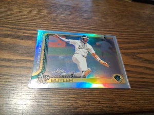 2025 Topps Chrome #67 Lawrence Butler, Athletics - Chrome Refractor Parallel - Picture 1 of 2