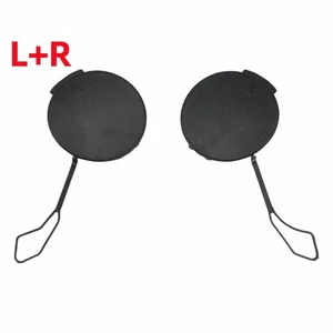 2X Black Front LH&RH Side Tow Hook Cover For 2017-2023 Alfa Romeo Stelvio 2.0L, - Foto 1 di 14