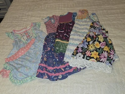 Lote de 6 Camisas Vestidos Pijamas Matilda Jane Niña Talla 6 Excelente Usado en Excelente Condición Pijamas Foto 1 de 4