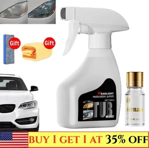 Whimsyard Headlight Restorer,Whimsyard Headlight Cleaner,Heavy Duty Cleaner - Picture 1 of 17