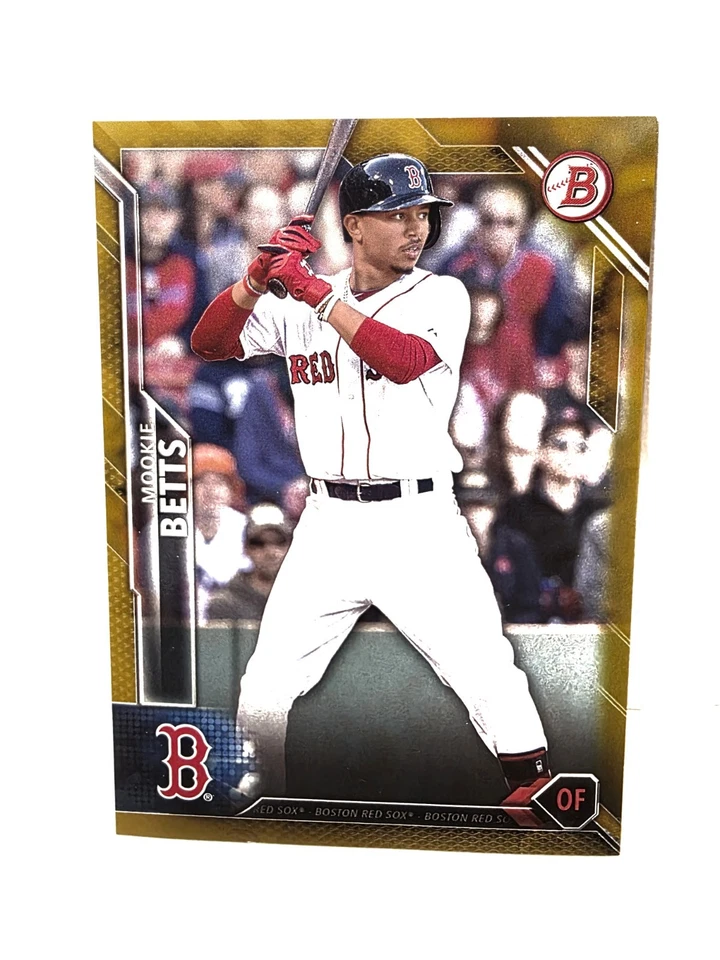 Bowman 2016 - Mookie Betts #13 oro/50 Foto 1 de 2