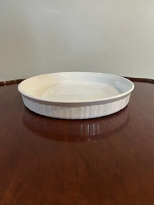 Corning Ware French White Quiche Baking Dish F-3-B, 24cm, 10 Inch Round - Picture 1 of 5