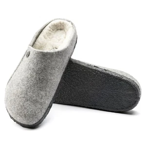 BIRKENSTOCK ZERMATT SHEARLING LIGHT GREY HELLGRAUE HAUSSCHUHE - Imagen 1 de 5