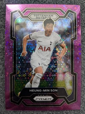 2023-24 PANINI PRIZM PREMIER LEAGUE HEUNG-MIN SON PURPLE BREAKAWAY PRIZM#D17/25 - Image 1 of 2