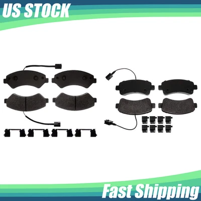 Pastillas de freno metálicas delanteras y traseras para camioneta Ram ProMaster 1500 2014 2017 2018 Foto 1 de 4