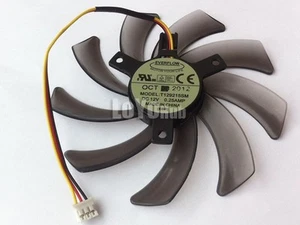 For Gigabyte T129215SM graphics card Fan 12V 0.25A 95mm 3-Pin PLD10010S12M 0.2A - Picture 1 of 3