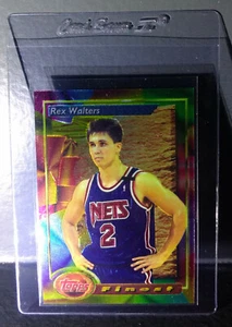 Carta da basket 1993-94 Topps Finest Rex Walters #190 rookie - Foto 1 di 2