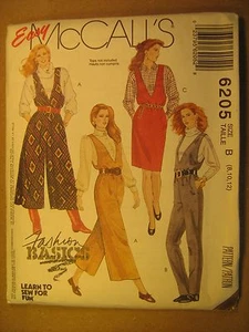 UNCUT Sewing Pattern 1992 McCALL'S A B 6,8,10,12 JUMPER 6205 [Z180] - Picture 1 of 1