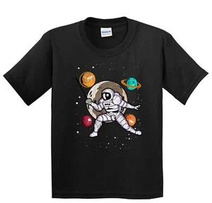 Boys Fencing Shirt - Fencing Astronaut Outer Space Spaceman Kids T-Shirt - Picture 1 of 4