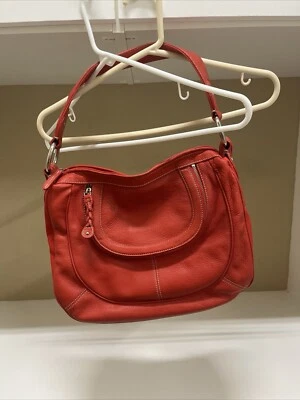 FRANCO SARTO RED  Quilted Tote Bag With Short Shoulder Strap Lined Interior Used - Image 1 of 4