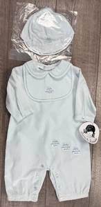 Baby Boy Clothes New Sarah Louise Newborn 3pc Dressy Boat Outfit & Hat - Picture 1 of 5