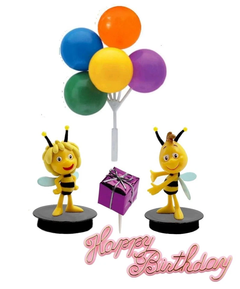 Torten Deko-Set „BIENE MAJA UND WILLI“ - Tortendeko, Torte, Kuchen - Bild 1 von 1