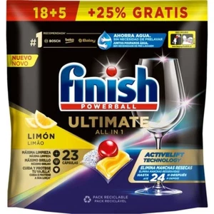 0,40€/Stk - 3x Finish Spülmaschinen kapsel Ultimate All-in-1 - Lemon - 23 Stk - Bild 1 von 2