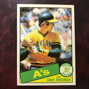 1985 Topps TIFFANY Set DAVE KINGMAN #730 OAKLAND A'S ** MINT ** HIGH GRADE ** - Picture 1 of 2
