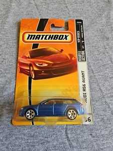 2009 Matchbox AUDI RS6 AVANT Blue 36/100 LITTLE BEND VIP Rides - Picture 1 of 6