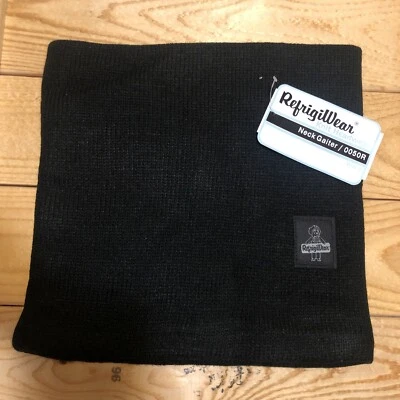 Refrigiwear 0050R Knit Neck Gaiter, Black New! SHPS FREE