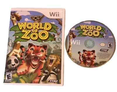 Nintendo Wii Game World Of Zoo Complete Animals Children - Image 1 of 4