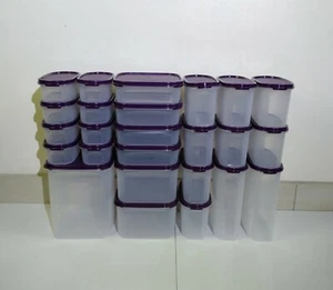 Tupperware Modular Mates Oval-Square Pantry Set of 25 + Free Shipping - Picture 1 of 3