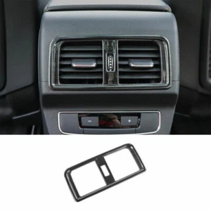 ~For Audi Q5 2018 2019-2023 Black Metalic Back Row Air Outlet Vent Cover Trim - Bild 1 von 6