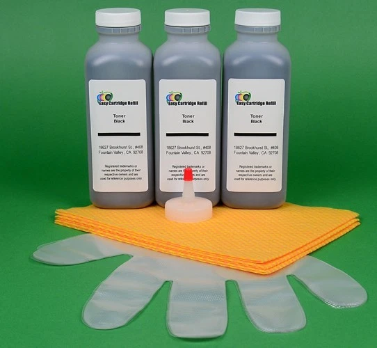 Kits de refil de 3 toner Epson EPL 5700i 5700L 5800PTX 5800TX. 450gr. Páginas 18K - Imagem 1 de 1