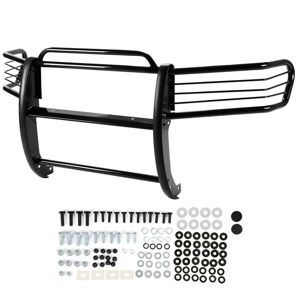 Protector de cepillo de rejilla de parachoques negro para Toyota Tundra 00-06 para Toyota Sequoia 01-04 Foto 1 de 4