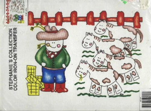 Stephanie's Collection WESTERN Todo Cercado en IRON ON Transferencia NUEVO Caballos Vaqueros Foto 1 de 1