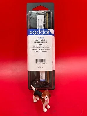 AddOn HP 8GB DDR4 PC4-17000 SO-DIMM (P1N52AA-AA) ✅ 🇺🇸 NEW! SEALED! - Image 1 of 4