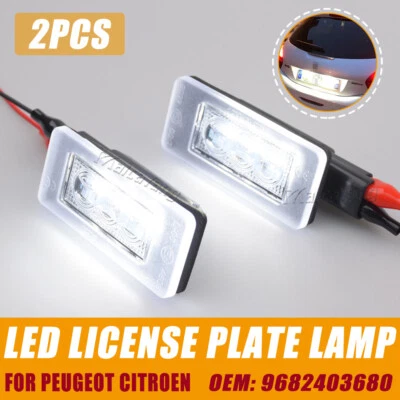 3SMD Para Peugeot 207 CC 2006 2007 2008 2009-2014 LED Placa Luz Lámpara Foto 1 de 4