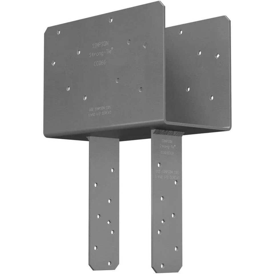 Simpson Strong-Tie CCQ66SDS2.5-R - Column Cap for 6x Beam, 6x Post (NO SCREWS) - Image 1 of 1