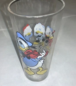 Vintage 1978 Donald Duck Pepsi Collector Series Drinking Glass Walt Disney 6”x3” - Picture 1 of 8