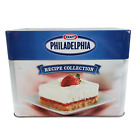 Kraft Philly Philadelphia Cream Cheese Recipe Tin Box Blank & Index Cards