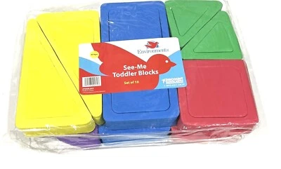 Environments See-Me Toddler Blocks Set of 10 - Image 1 of 4