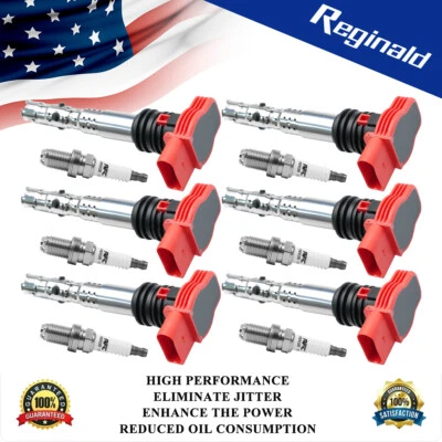 Ignition Coil & Spark Plug For 02-05 Audi A4/A4 Quattro A6/A6 Quattro 3.0L UF483 - Image 1 of 4