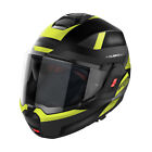 Helmet Modular NOLAN N120-1 Subway N-Com 023 Matte Black Yellow Gold