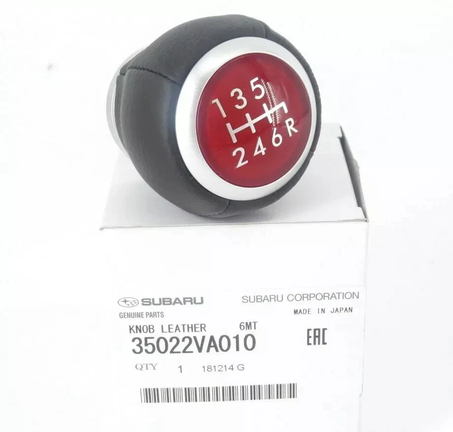 Genuine Subaru 35022VA010 6spd Manual Transmission Shift Knob 2015-2021 WRX STI - Image 1 of 1