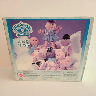 Juego de alimentación coleccionable vintage 1997 Cabbage Patch Kids NUEVO sellado Foto 1 de 4
