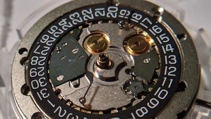 Valjoux ETA 7750 movement chrono automatic 25 JEWELS Swiss made black DAY/DATE - Picture 1 of 12