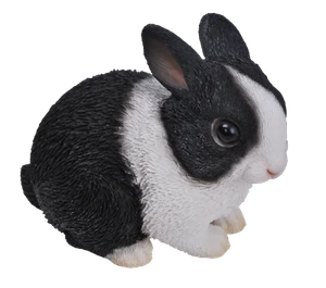Vivid Arts Baby Dutch Black & White Rabbit | XRL-PR06-F - Picture 1 of 1
