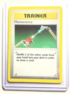 MANTENIMIENTO - 83/102 - Juego Base Sin Sombras - Tarjeta Pokémon - EXCELENTE / CASI NUEVO - Imagen 1 de 1