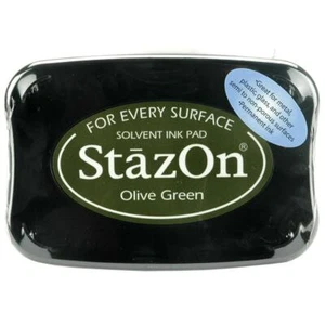 StazOn - Ink Pad - Olive Green - Picture 1 of 1