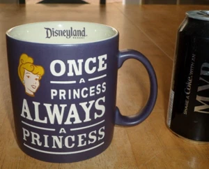 [DISNEY] "ONCE A PRINCESS ALWAYS A PRINCESS", [JUMBO & 3-D], Ceramic Coffee Cup - Picture 1 of 9