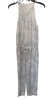 Anthropologie Cloth and Stone  Women's Jumpsuit Blue Watercolor Print Size XS - Image 1 of 4