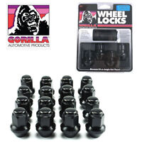 14x1.5 Lug Nuts Combo Chrome 24pc. Gorilla Guard Wheel Locks Bulge Acorn 14x1.5 Lug Nuts Combo Chrome 24pc. Gorilla Guard Wheel Locks Bulge Acorn
