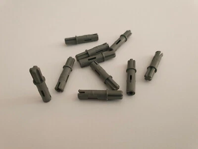 Lego 10 x 11214 Achs Pin 3L Long Gris Foncé 6015356 (GB) Technik Reliure