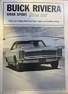 Road Test 1965 Buick Riviera Gran Sport illustrated - Picture 1 of 2